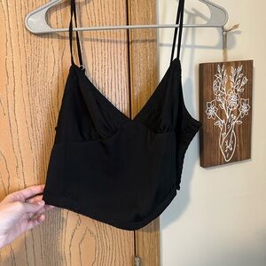 Chic Black Camisole Top